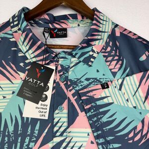 Yatta Golf Tropical Print Polo Shirt 2XL NWT